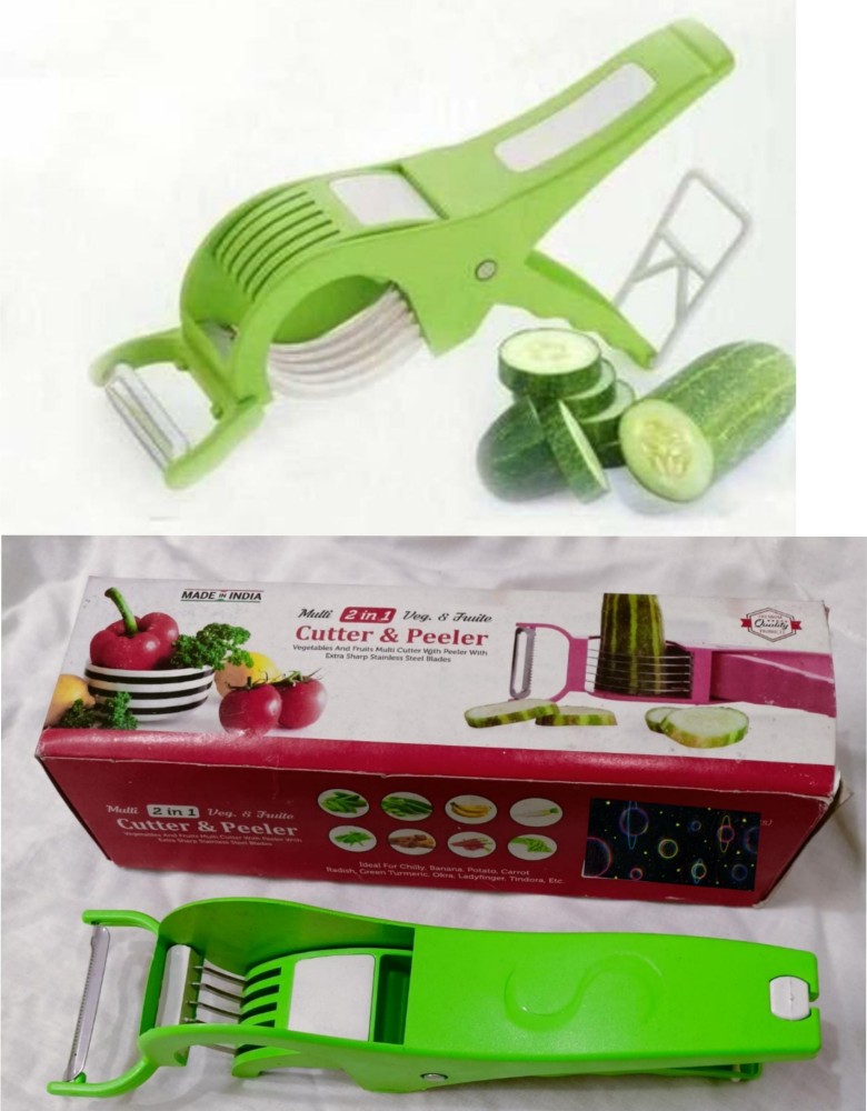 2Pcs Plastic Peeler Fruit Vegetable Grater Stainless Steel French Fries  Potato