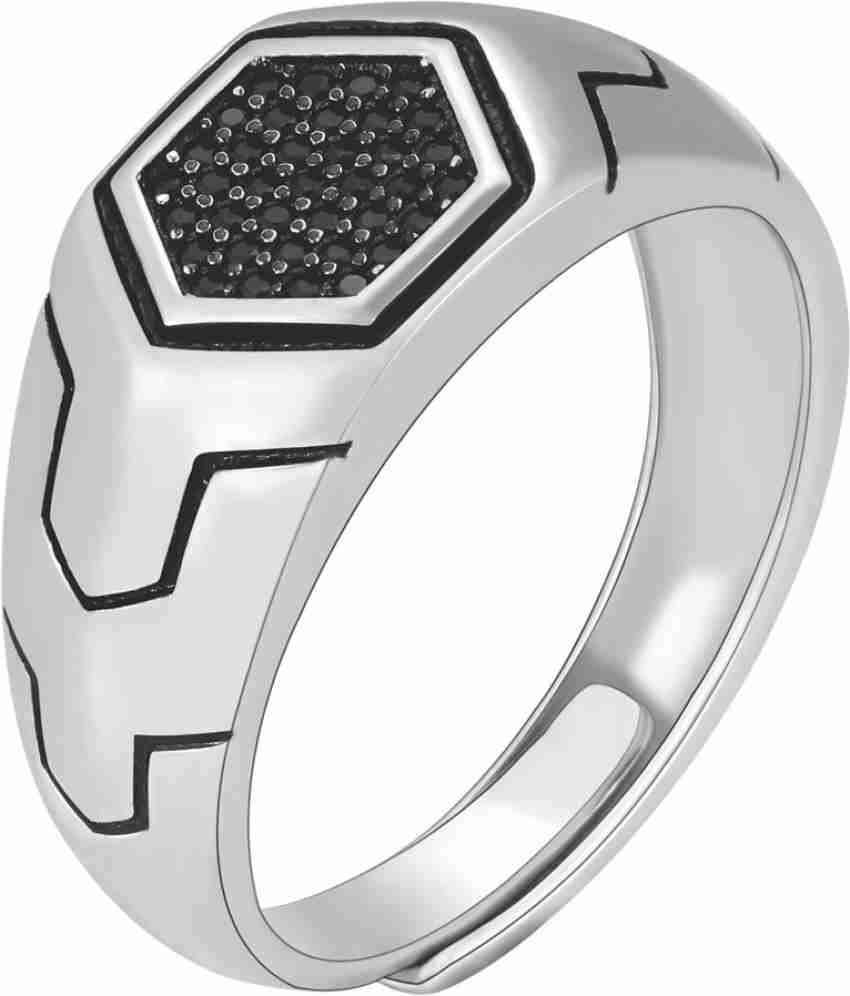 Silver Stallion Men's Ring by GIVA Jewellery