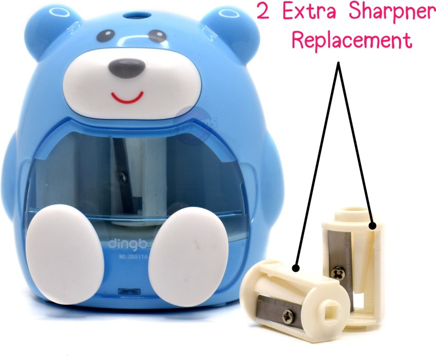 SR Toys Pencil Sharpener for Toddlers, Battery Operated Pencil Sharpener  for Kids, Sharpeners for School Stationary Gift for Kids (Bear AUTO) Price  in India - Buy SR Toys Pencil Sharpener for Toddlers