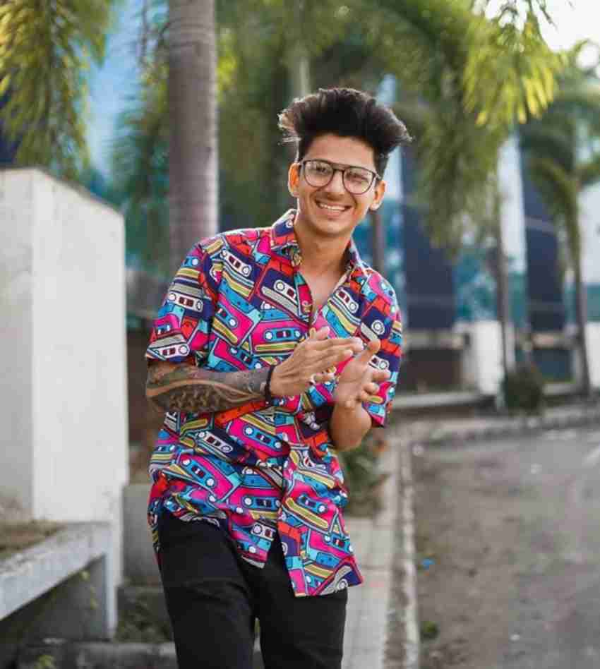 Umanghosiery Men Printed Casual Multicolor Shirt - Buy