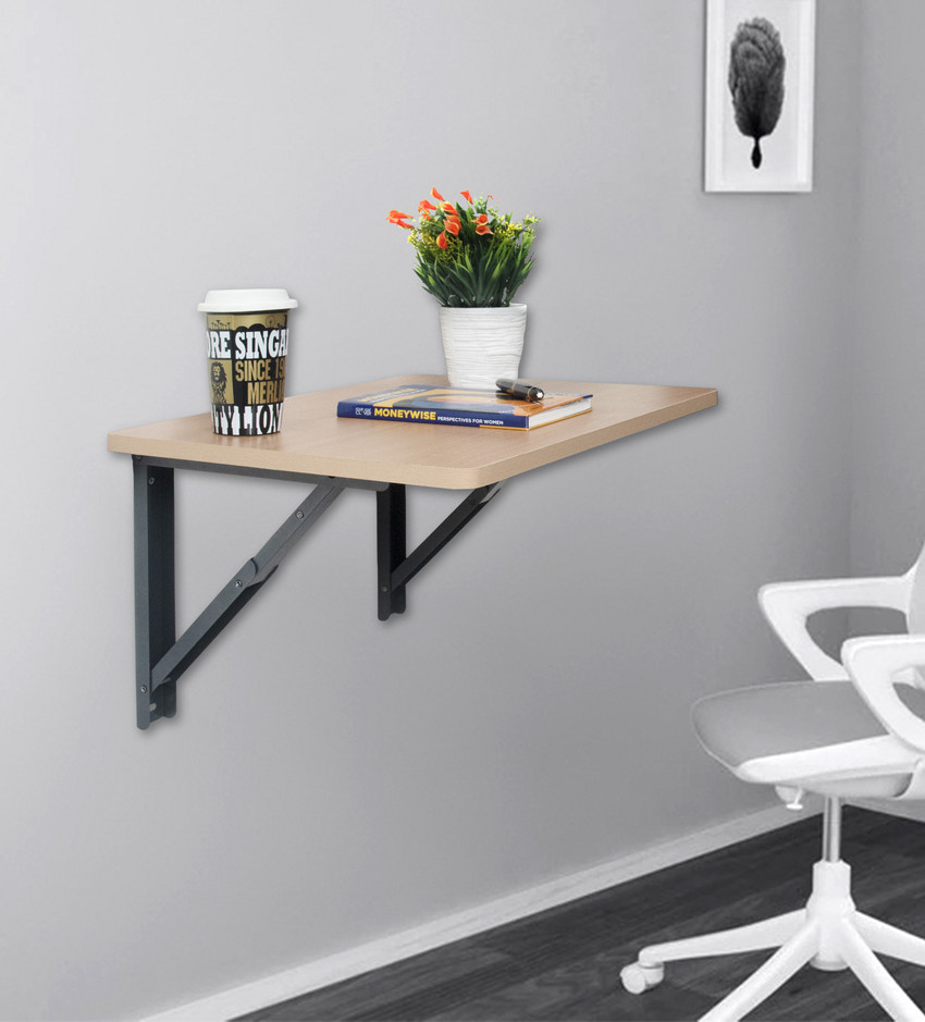 Wall attached hotsell folding study table