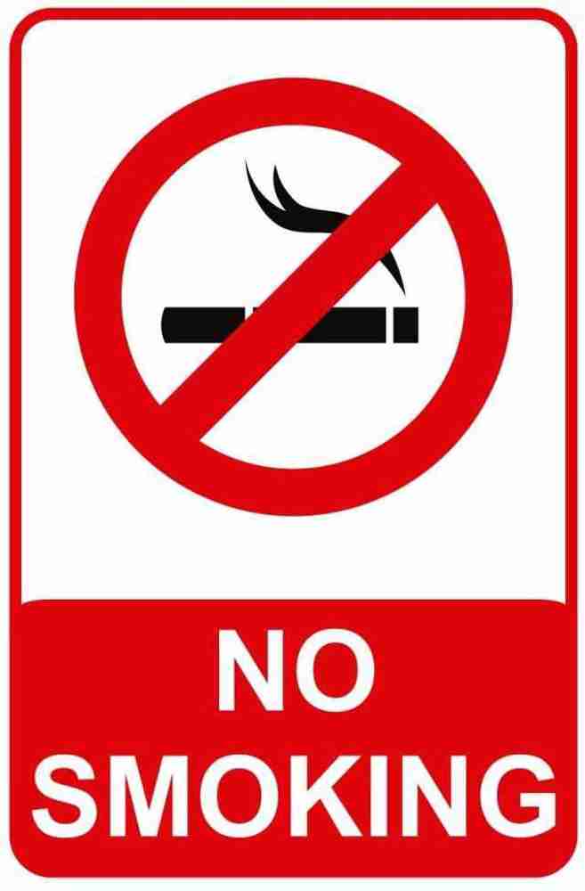 Shikhar retails No Smoking Stickers Emergency Sign Price in India