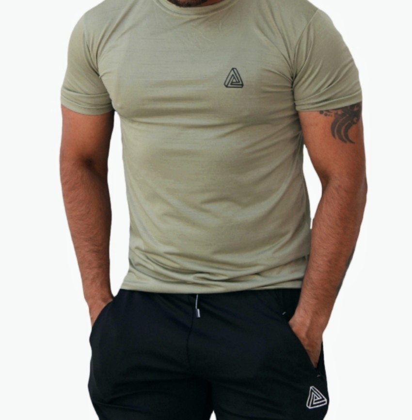 pro aesthetic wear Solid Men Round Neck Light Green T-Shirt - Buy pro  aesthetic wear Solid Men Round Neck Light Green T-Shirt Online at Best  Prices in India