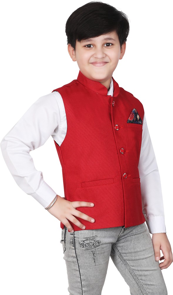 Red on sale waistcoat child