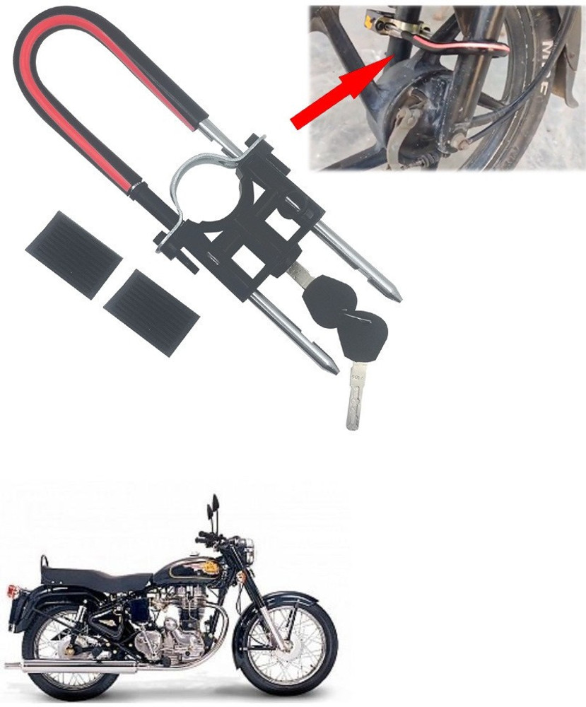 AutoGnix Bike Front Shocker Lock Wheel Lock For Twin spark Wheel Lock Price in India Buy AutoGnix Bike Front Shocker Lock Wheel Lock For Twin spark Wheel Lock online at Flipkart