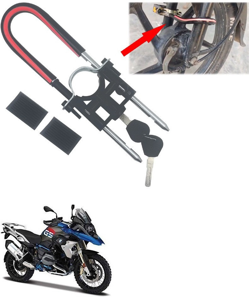 AutoGnix Bike Front Shocker Lock Wheel Lock For 1200 GS Wheel Lock