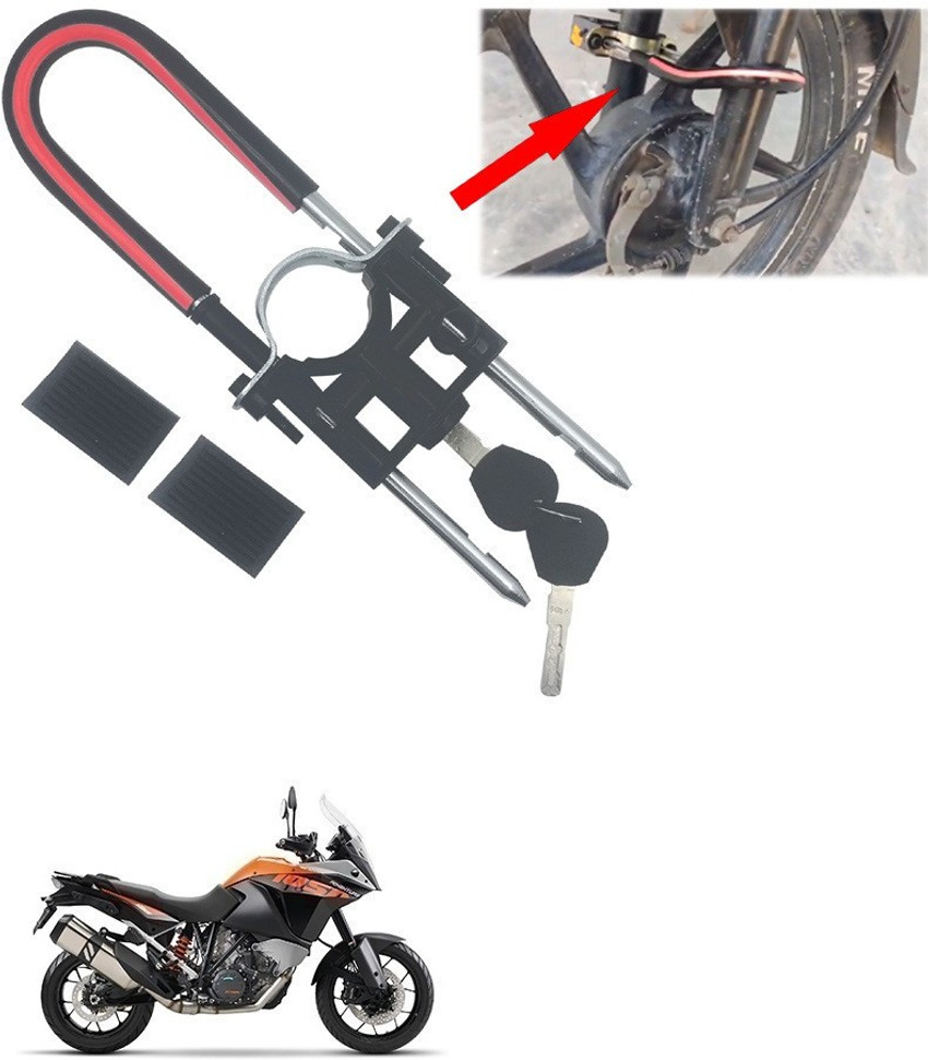 AutoGnix Bike Front Shocker Lock Wheel Lock For 1050 Adventure