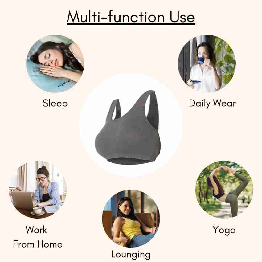 Adira Pack Of 3 Sleep Bras Women Everyday Non Padded Bra - Buy Adira Pack  Of 3 Sleep Bras Women Everyday Non Padded Bra Online at Best Prices in  India