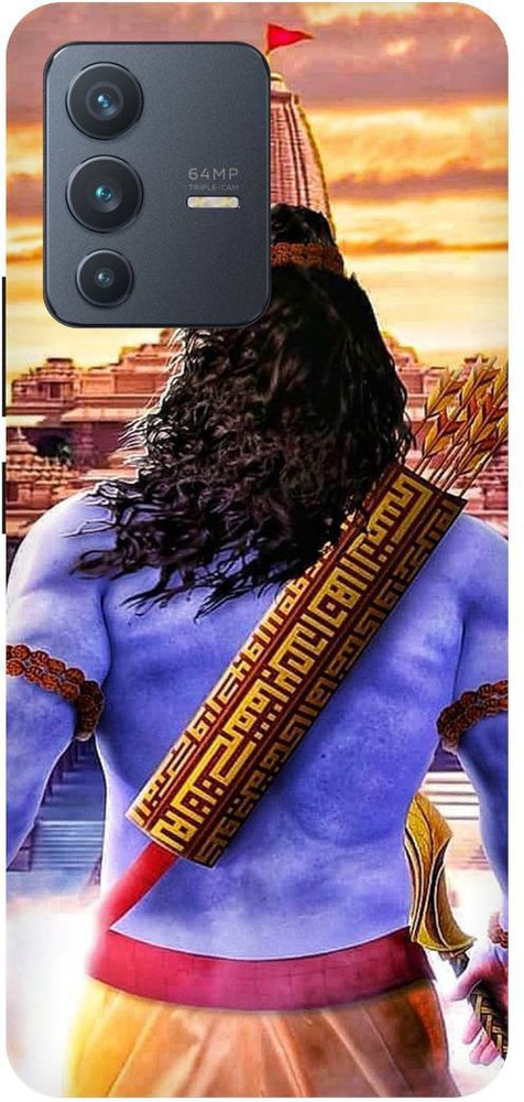 PICHKU Back Cover for VIVO V23 PRO  5G-V2132-HANUMAN,JI,MARUTI,BAJRANG,BALI,BALAJI,JAI SHREE RAM,BHAGWA,HINDU -  PICHKU 