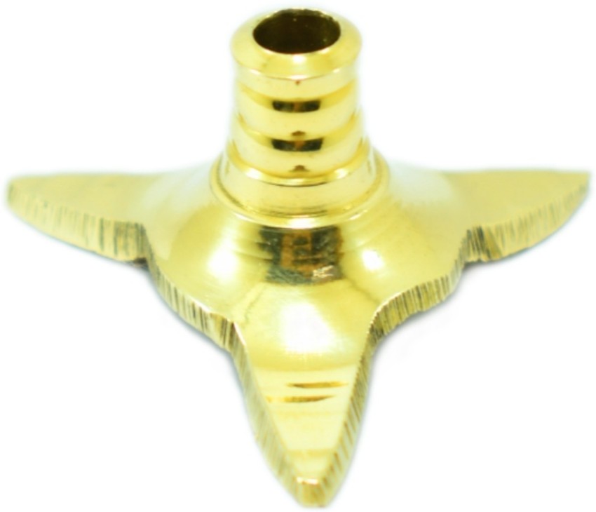 Earthern Diya with Wick Holder 