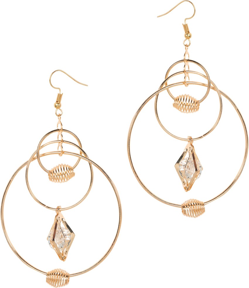 Gold plated store earrings flipkart