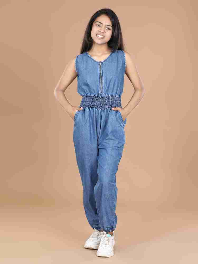 STYLESTONE Solid Girls Jumpsuit - Buy STYLESTONE Solid Girls Jumpsuit  Online at Best Prices in India | Flipkart.com