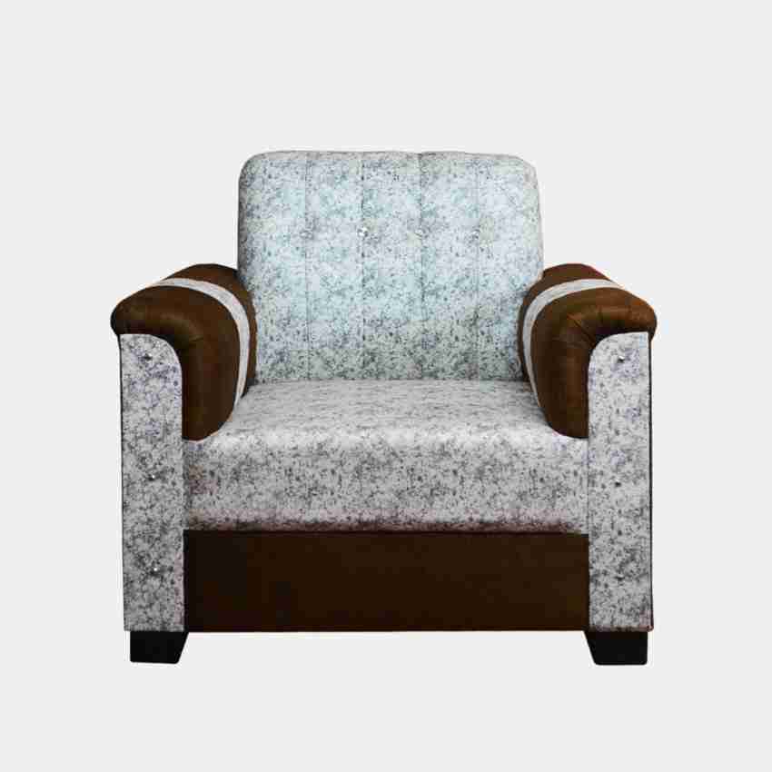 KISHAN IRON WORKS KIW Sofa Chair Fabric Living Room Chair Price in