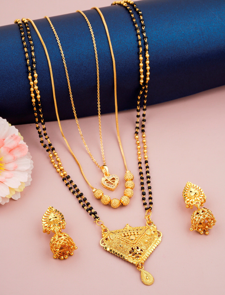 One gram hot sale long mangalsutra