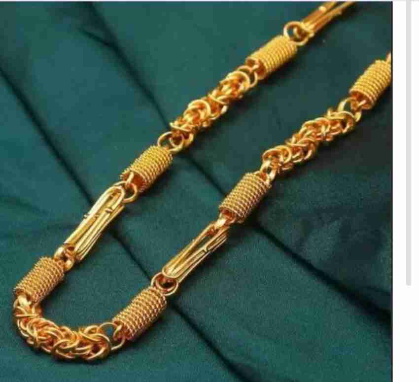 Lakhdatar Mens Trendy Artificial Gold Chain premium quality chain Gold-plated  Plated Metal Chain Price in India - Buy Lakhdatar Mens Trendy Artificial Gold  Chain premium quality chain Gold-plated Plated Metal Chain Online