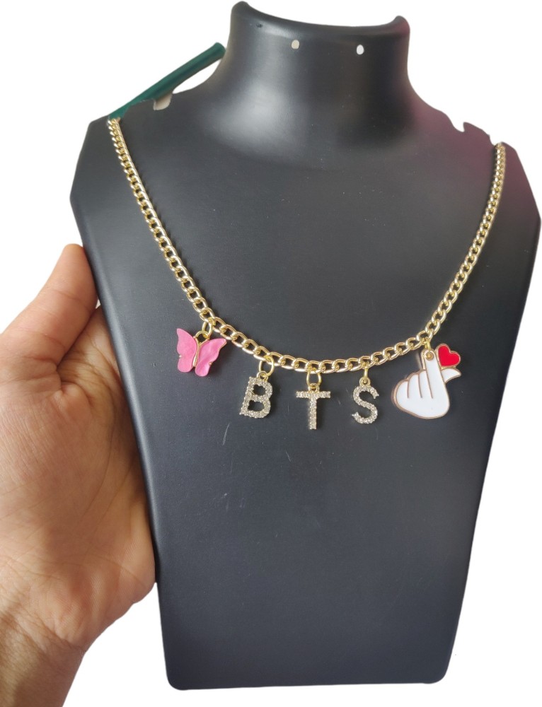 Cinderella jewellery shop BTS necklace TATA Alloy Necklace Price