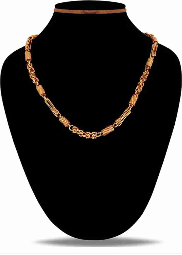 Lakhdatar Mens Trendy Artificial Gold Chain premium quality chain Gold-plated  Plated Metal Chain Price in India - Buy Lakhdatar Mens Trendy Artificial Gold  Chain premium quality chain Gold-plated Plated Metal Chain Online