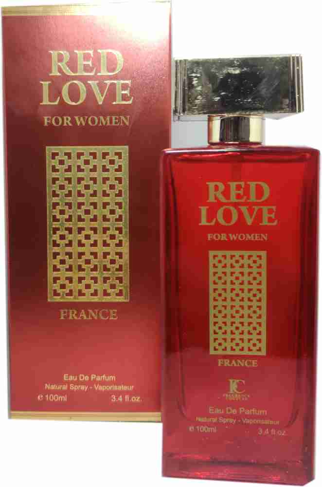 Women's perfume clearance red bottle