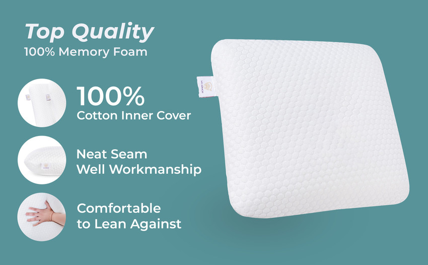 Square memory foam pillow hot sale