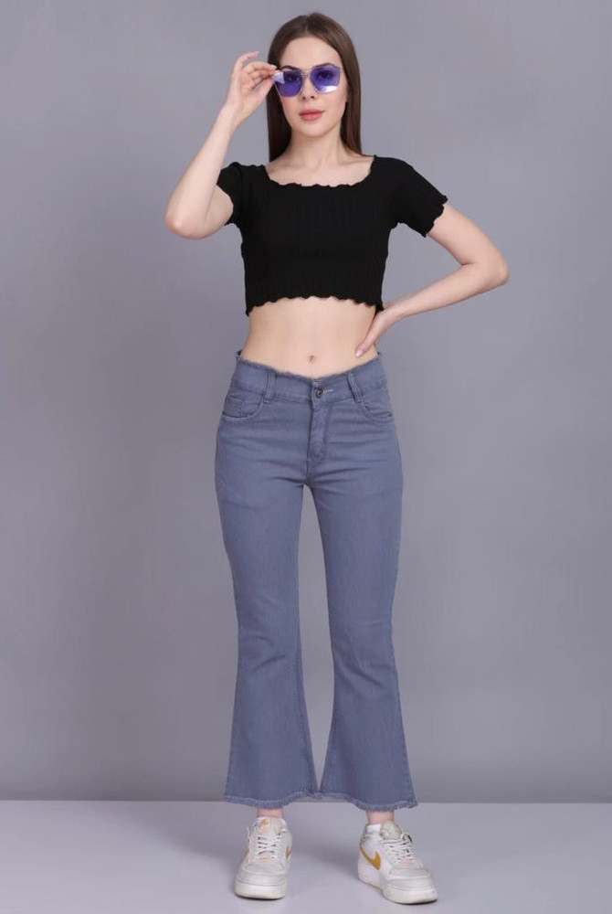 Trendylook Flared Women Grey Jeans Buy Trendylook Flared Women