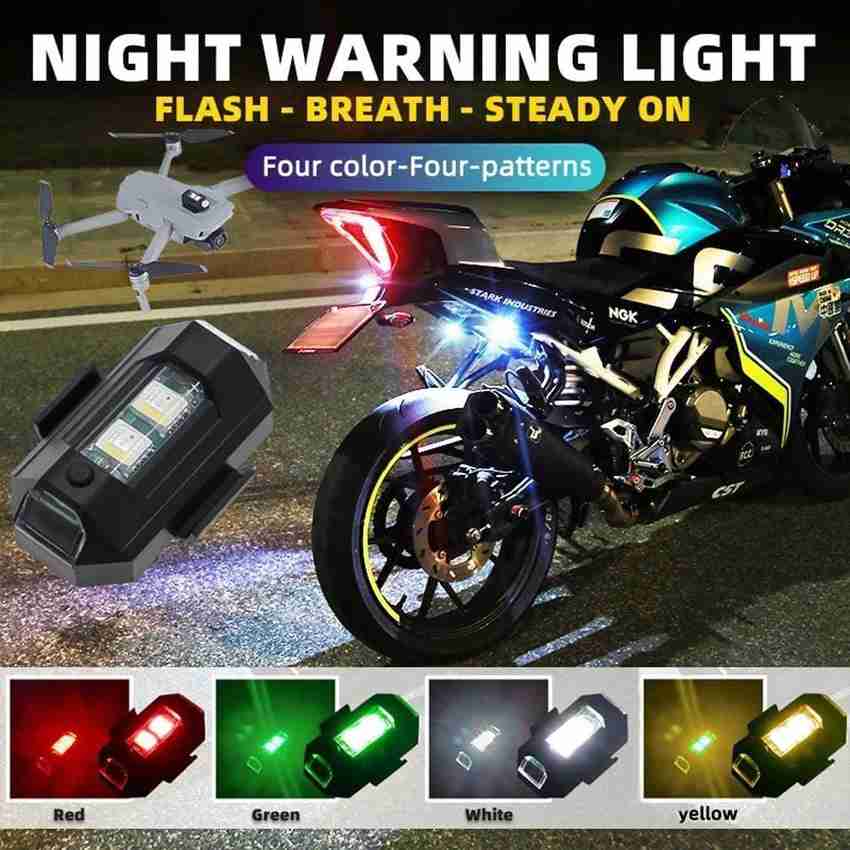 Flashing bike top lights