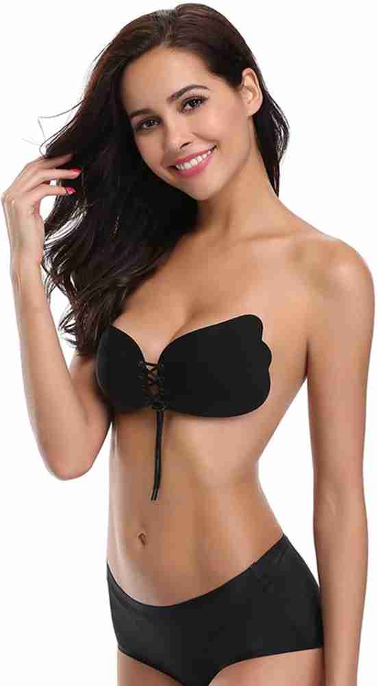 Buy YBB Self Adhesive Bra, Seamless Sexy Bra Silicone Bra Stress Backless Invisible  Push Up Bra B (Included Transparent Shoulder Strap) Online at  desertcartINDIA