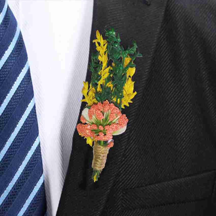 Untouched Artificial And Real Flowers Boutonniere Brooches for Blazer for Men s Brooch Price in India Buy Untouched Artificial And Real Flowers Boutonniere Brooches for Blazer for Men s Brooch online ...