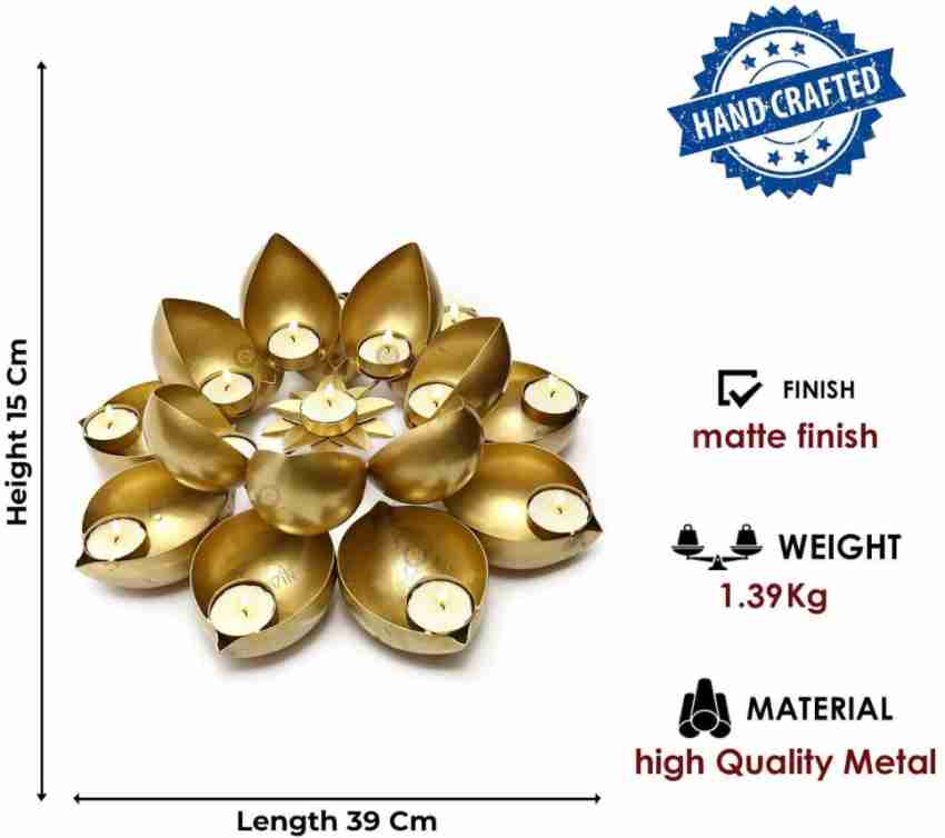 Get The Palm Brass Candle Stand at ₹ 3500