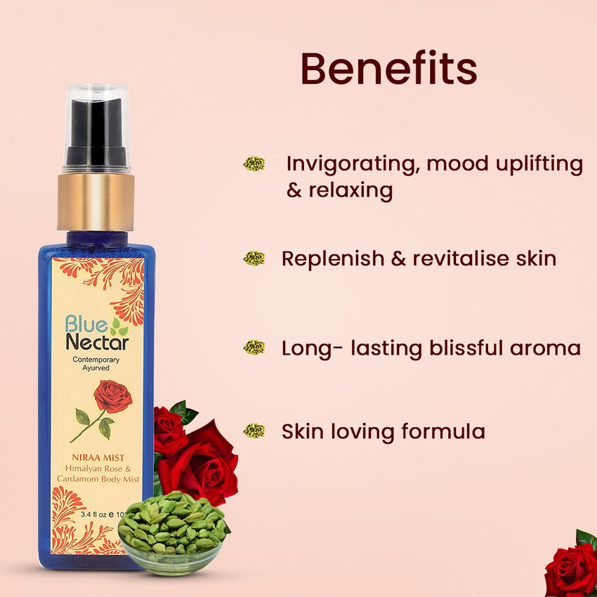 Rose and cardamom body mist deals