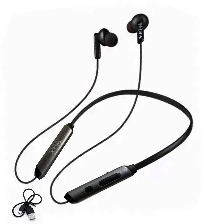 WOOS TOP SALE Wireless sports neckband Rockerz Earphone in Ear Thumping Bass Sound Bluetooth Price in India Buy WOOS TOP SALE Wireless sports neckband Rockerz Earphone in Ear Thumping Bass Sound