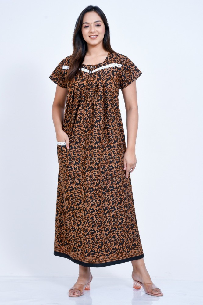 Pure cotton nighty store flipkart