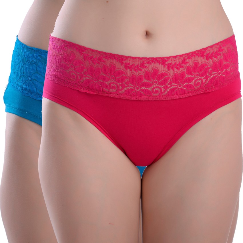 Buy online Pink Net Bikini Panty from lingerie for Women by Madam for ₹229  at 77% off