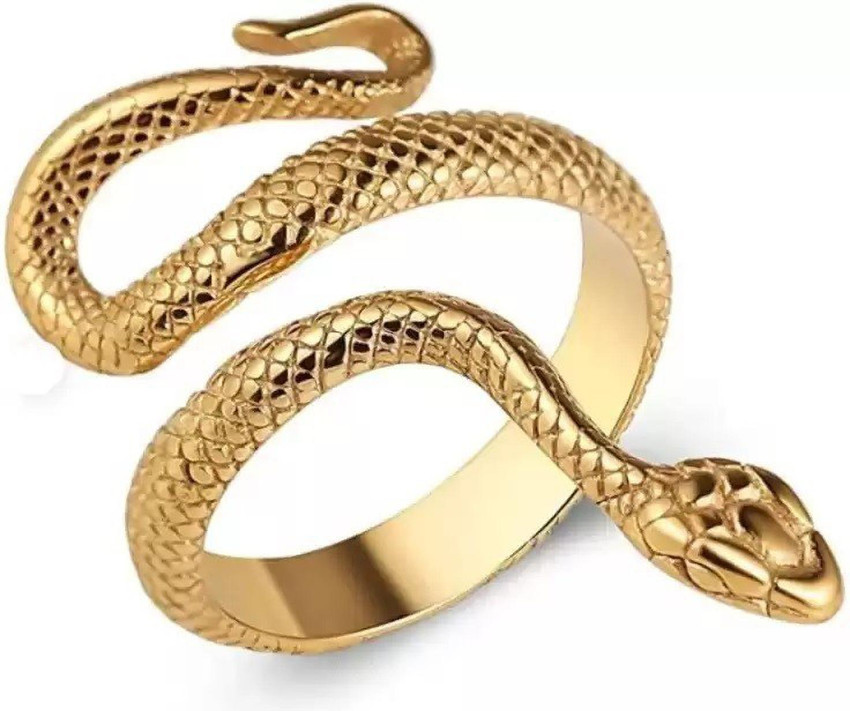 Gold sales cobra ring
