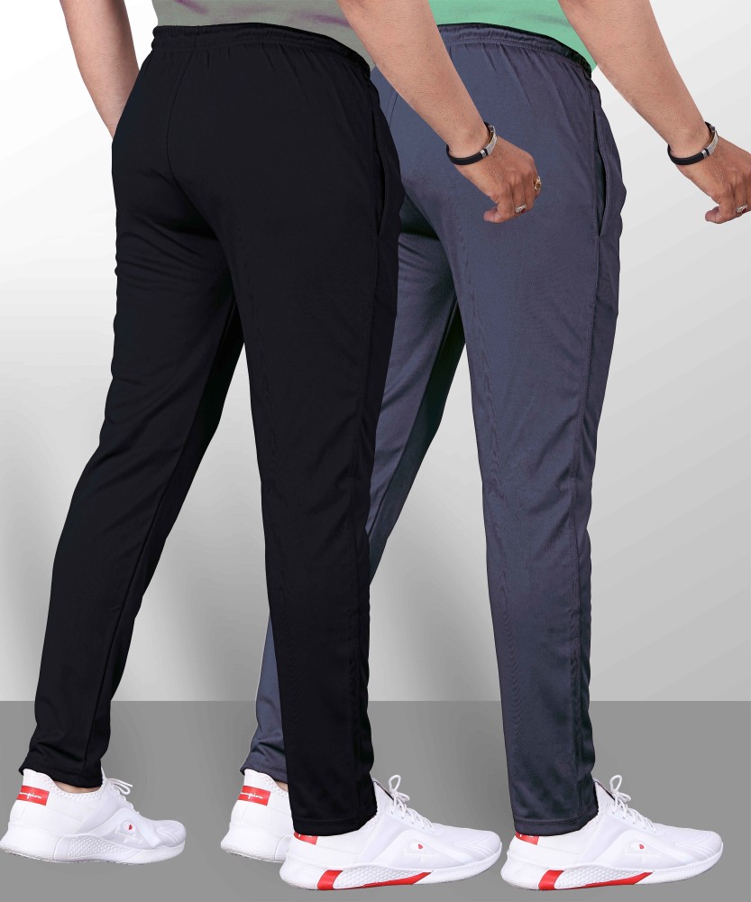 Deuce Sports Men Blue Solid Regular fit Track Pants  Buy Deuce Sports Men  Blue Solid Regular fit Track Pants Online at Low Price in India  Snapdeal