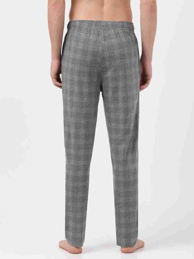 Buy Men's Super Combed Cotton Elastane Stretch Regular Fit Printed Pyjama  with Side Pockets - Black RM02