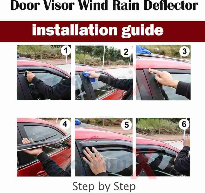Auto clearance wind deflectors
