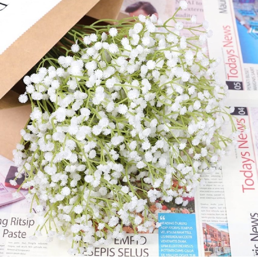 Satyam Kraft 3 pcs Artificial Babys Breath Gypsophila Bouquets