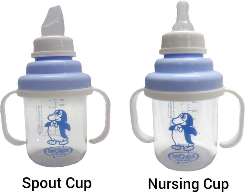 Baby Sipper or Water, Milk Feeding 150 ml Bottle with Combo of Young Baby  Drinking water