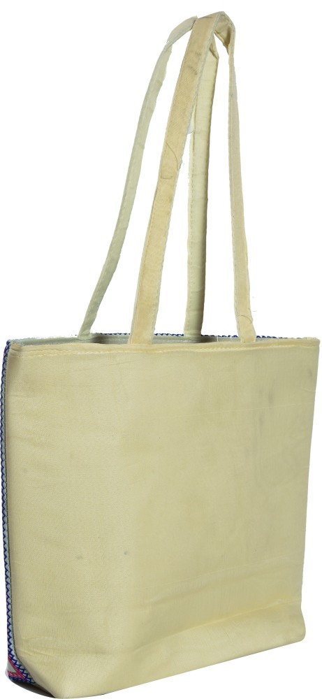 Lands End Heavy Canvas Tote With k Embroidered 