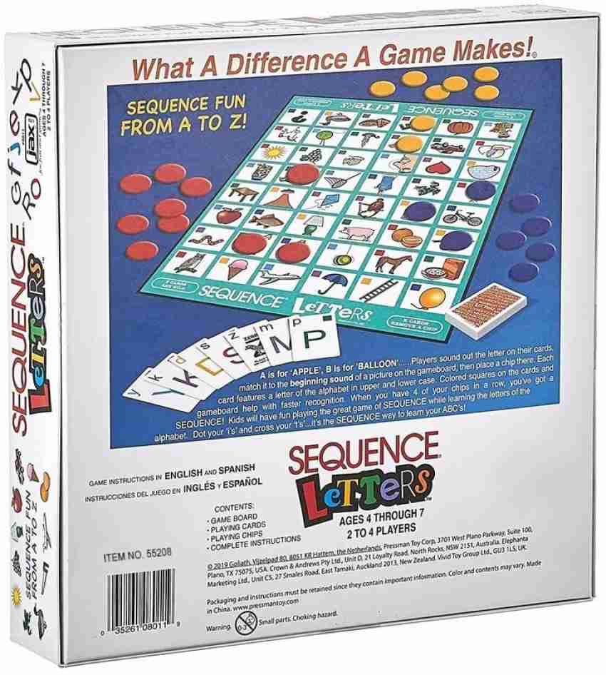 Sequence Letters, Board Game
