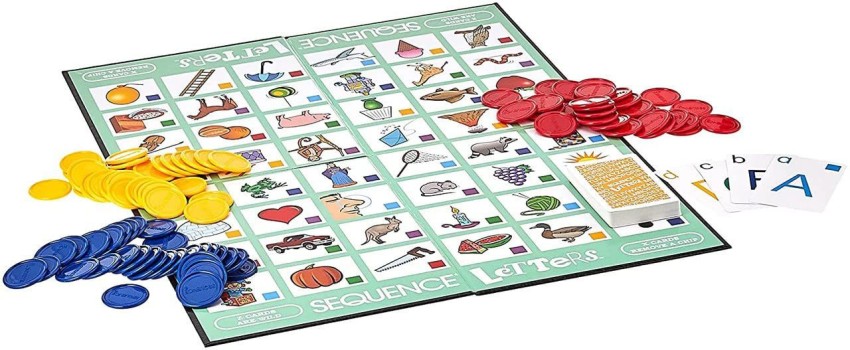 CRAZY DEALS Sequence Letter Game - Sequence Game from A-Z for Kids  Educational Board Games Board Game Party & Fun Games Board Game Word Games  Board Game - Sequence Letter Game 