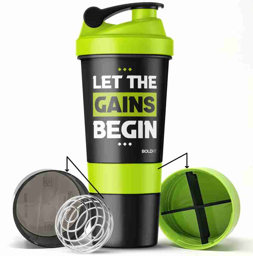 BOLDFIT Shaker Bottle For Protein Shake Sipper Bottles For Men