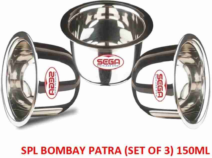 Bombay Stainless Steel Prep Bowls with Lids - Set of 4