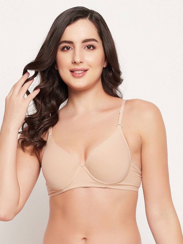 Buy Clovia Clovia Pack Of 2 Cotton Level 1 Push Up Underwired Demi Cup  Multiway T-shirt Bra Women Push-up Heavily Padded Bra Online at Best Prices  in India