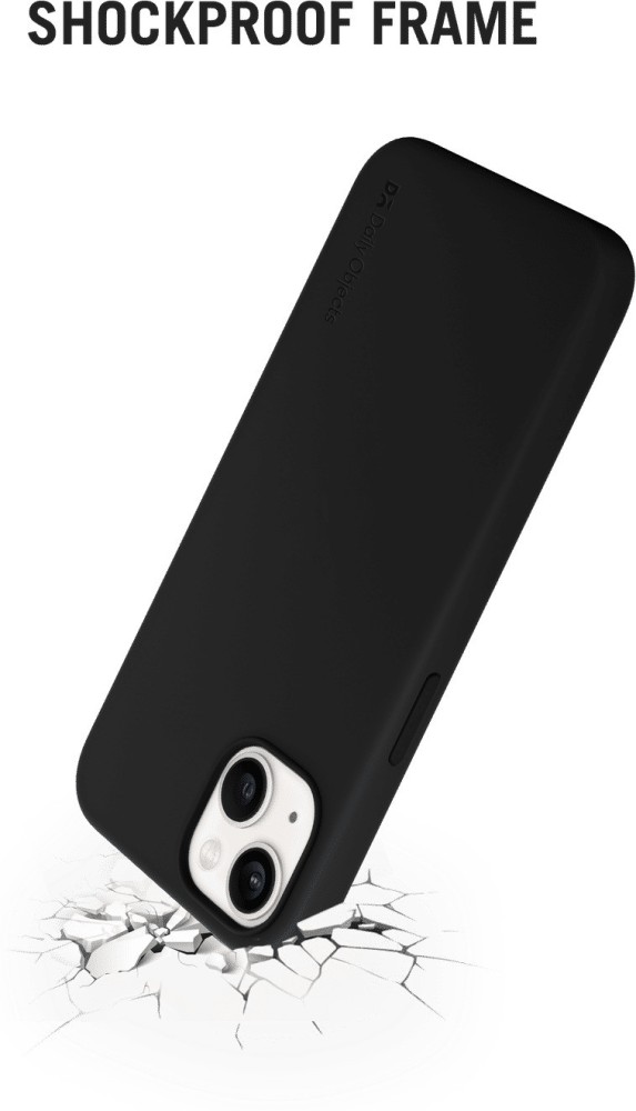 DailyObjects Black Flekt Silicone Case Cover For iPhone 14 Pro