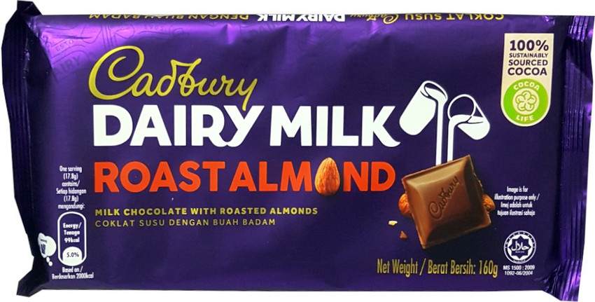 Dairy milk roast 2024 almond
