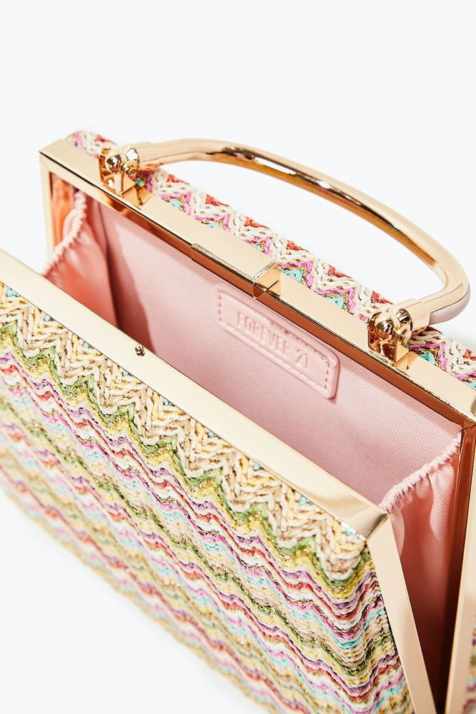 FOREVER 21 Casual Multicolor Clutch Multi Price in India