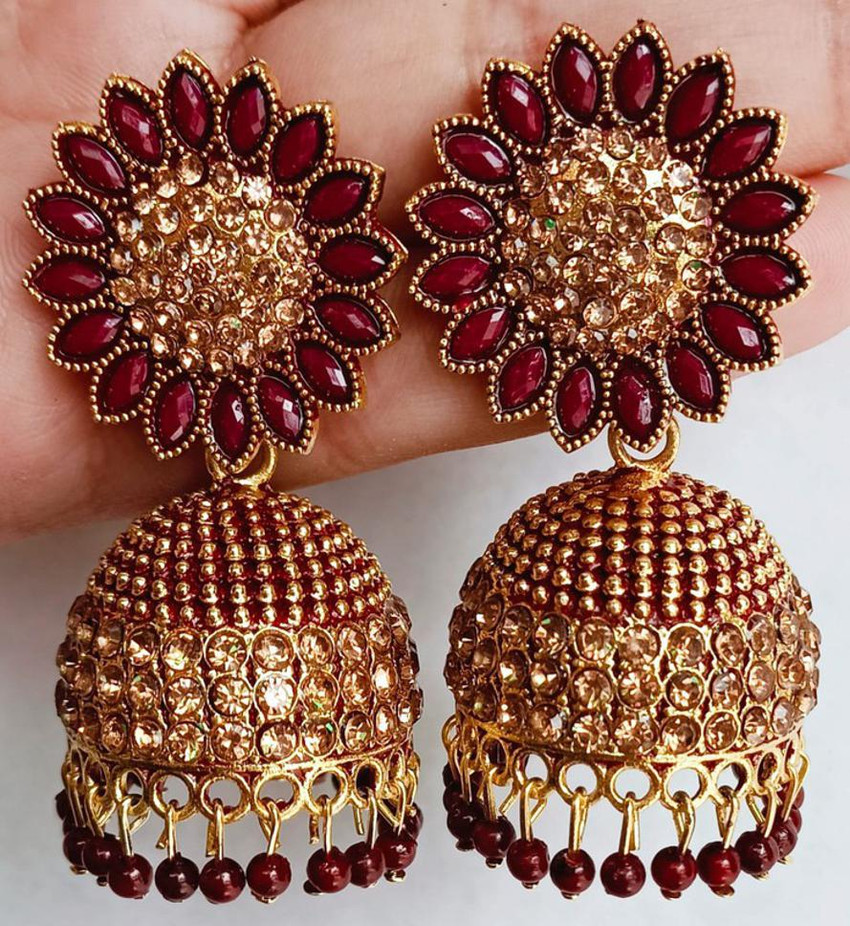 Wedding sales jhumka earrings