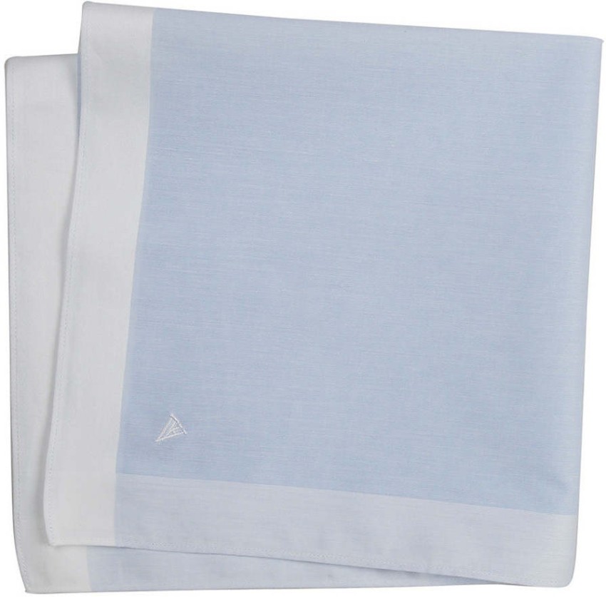 Van Heusen Men's Cotton Colour Border Handkerchief with Brand Logo (Pack of  6) : : Fashion