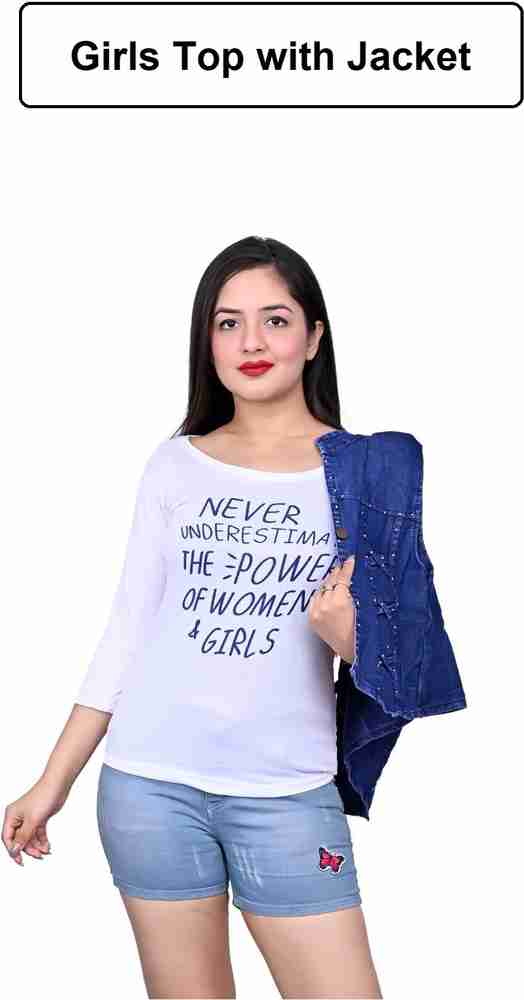 Dresses for sales girls jeans top